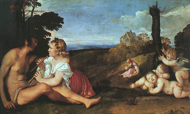  Titian The Three Ages of Man oil painting image